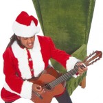Santa Claus playing guitar 2